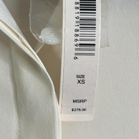 Alice + Olivia slik button down shirt size XS new - Picture 5 of 9